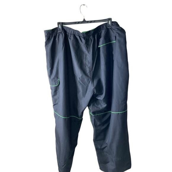 Avenue Track Pants Mens Plus Size 26x28 Meshed Ankle Snap Performance Pull On - Picture 2 of 9